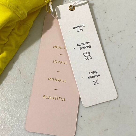 Love Tree Athleisure Exercise Tank Top M Yellow Fitness Tankini - Picture 4 of 4